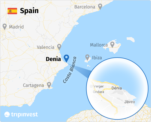 Map od Denia