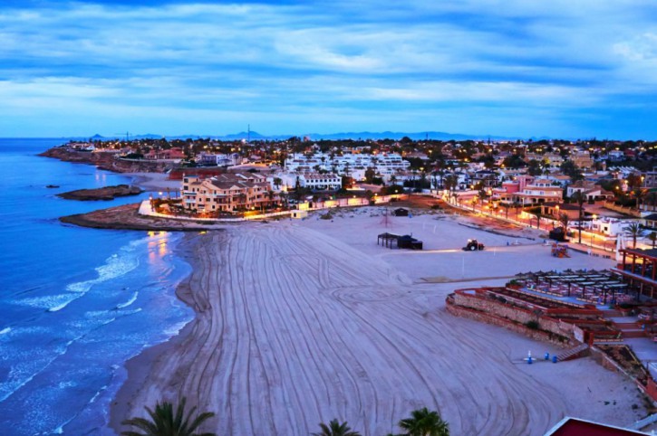 Panarama miasta Orihuela Costa