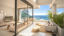 Beautiful modern apartment with terrace and sea view in Calpe