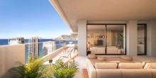 Beautiful modern apartment with terrace and sea view in Calpe