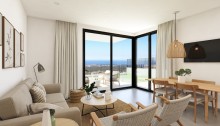 Beautiful, modern villa with terrace, solarium and garden in Polop